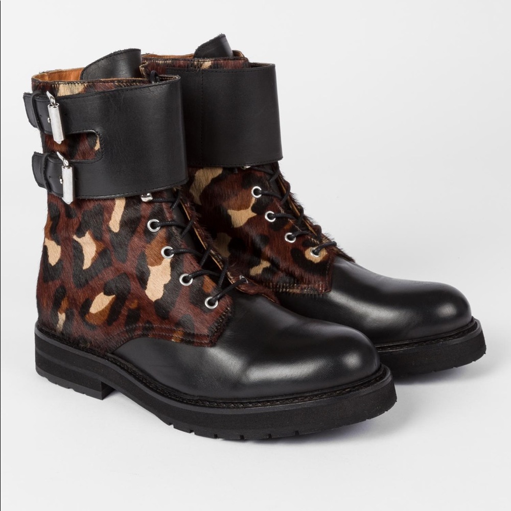 PAUL SMITH CAMOUFLAGE “Gordon” BOOTS 10.5